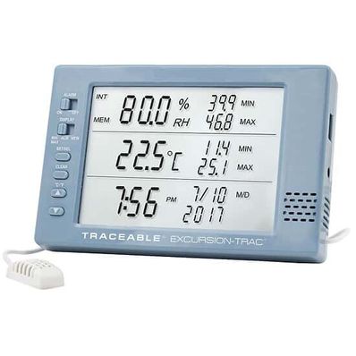Digi-Sense Traceable Excursion-Trac Thermohygrometer with Calibration - 98767-14