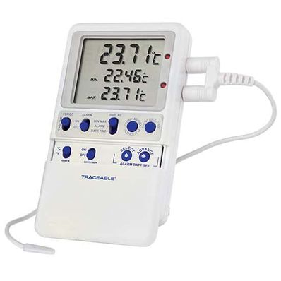 Digi-Sense Traceable High-Accuracy RTD General Purpose Digital Thermometer with Calibration; 1 Wire Probe - 37804-03