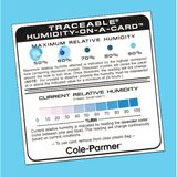 Digi-Sense Traceable Humidity Card with Calibration; 6/Pk - 03313-06