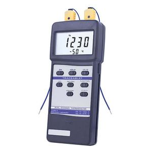Digi-Sense Traceable Large-Display Dual-Channel Thermocouple Thermometer with Calibration - 91210-01 Digi-Sense Traceable Large-Display Dual-Channel Thermocouple Thermometer with Calibration - 91210-01