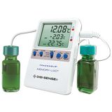 Digi-Sense Traceable Memory-Loc Datalogging Thermometer with Calibration; 2 Bottle Probes - 94460-39