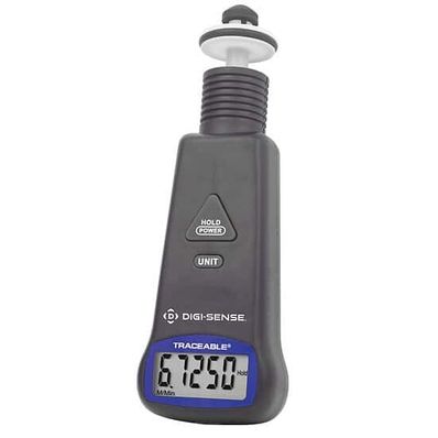 Digi-Sense Traceable Tachometer with Calibration; Touch - 98767-07
