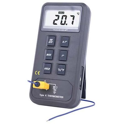 Digi-Sense Traceable Thermocouple Thermometer with Data Output and Calibration - 37803-91