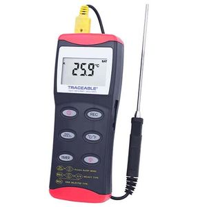 Digi-Sense Traceable Thermocouple Thermometer with Memory and Calibration - 91210-05 Digi-Sense Traceable Thermocouple Thermometer with Memory and Calibration - 91210-05