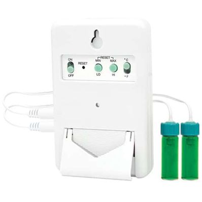 Digi-Sense Traceable Ultra Refrigerator/Freezer Thermometer with Calibration; 2 Vaccine Bottle Probes - 98767-60
