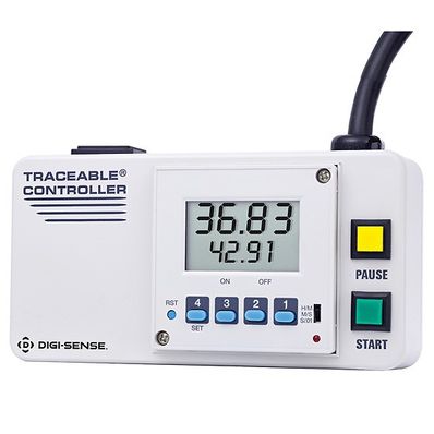 Digi-Sense Traceable Walkaway Count-Up Controller with Calibration; 0.01 sec to 99 hrs - 94400-62