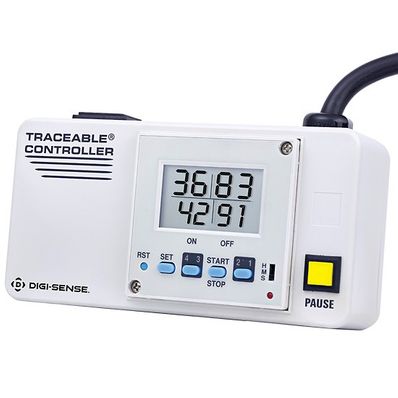Digi-Sense Traceable Walkaway Count-Up Controller with Calibration; 1 sec to 99 hrs - 94400-64