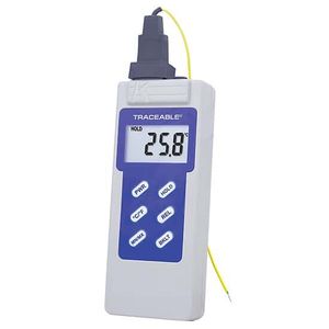 Digi-Sense Traceable Waterproof Type K Thermometer with Calibration - 98767-18 Digi-Sense Traceable Waterproof Type K Thermometer with Calibration - 98767-18