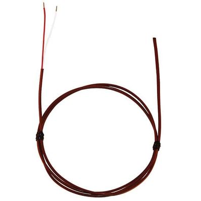 Digi-Sense Type J Thermocouple Probe Insulated Wire Probe with Sealed Tip with Mini-Connector, 10ft L 24 Awg - 18525-34