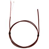Digi-Sense Type J Thermocouple Probe Insulated Wire Probe with Sealed Tip with Mini-Connector, 20ft L 24 Awg - 18525-40