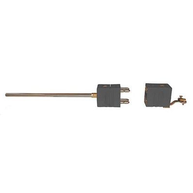 Digi-Sense Type J Thermocouple Probe Quick Dis-connector, Dual with Std-Connector, 6 in. L, .188 Dia, Grounded Junction - 18520-73 Digi-Sense Type J Thermocouple Probe Quick Dis-connector, Dual with Std-Connector, 6 in. L, .188 Dia, Grounded Junction - 18520-73