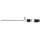 Digi-Sense Type J Thermocouple Probe Quick Dis-connector, with Mini-Connector, 12 in. L, .062 Dia, Ungrounded Junction - 18524-17