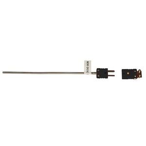 Digi-Sense Type J Thermocouple Probe Quick Dis-connector, with Mini-Connector, 12 in. L, .062 Dia, Ungrounded Junction - 18524-17