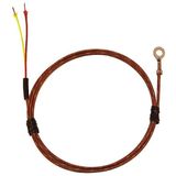 Digi-Sense Type K Economic Bolt On Thermocouple Probe #8 Screw 36 in. Fiberglass Ext. Grounded Junction - 18526-47