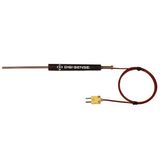 Digi-Sense Type K Economic Handle Thermocouple Probe with Mini-Connector, 6 in. L, 36 in. E x t FEP .188 Dia, Ungrounded - 18526-05