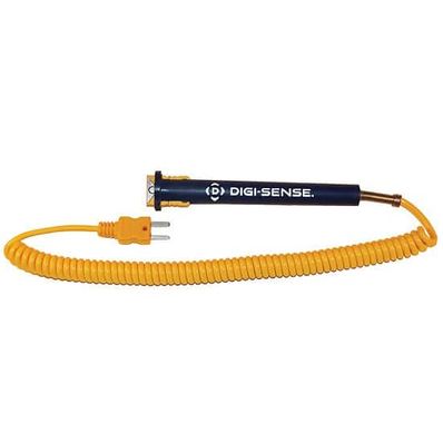 Digi-Sense Type K Replacement Penetration Probe 8 in. L, with Mini-Connector, .125 Dia, Ungrounded Junction - 18526-86