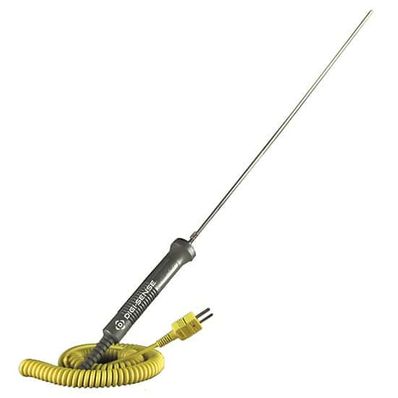 Digi-Sense Type K Thermocouple Probe; Low-Temperature Penetration, Coiled Cable - 98767-71