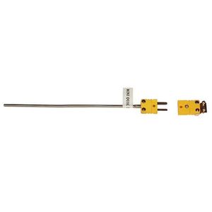 Digi-Sense Type K Thermocouple Probe Quick Dis-connector, with Mini-Connector, 12 in. L, .062 Dia, Ungrounded Junction - 18524-16