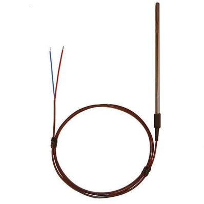 Digi-Sense Type T Economic Hollow Thermocouple Probe 12 in. L, 36 in. E x t 24 Awg .125 Dia, Grounded Junction - 18525-65