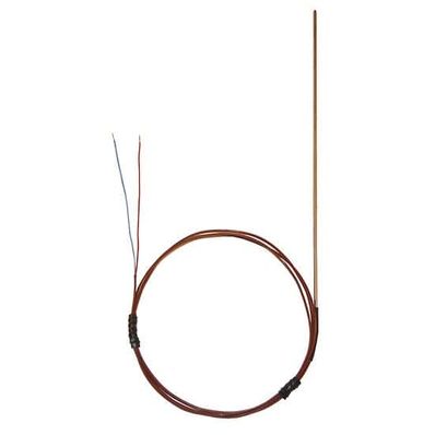 Digi-Sense Type T Economic Hollow Thermocouple Probe 6 in. L, 36 in. E x t 24 Awg .250 Dia, Grounded Junction - 18525-50
