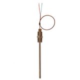 Digi-Sense Type T Spring Loaded Ind Thermocouple Probe Probe 4 in. L, 12 in. Ext .250 Dia, Grn Jct - 18525-02