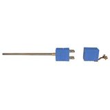 Digi-Sense Type T Thermocouple Probe Quick Dis-connector, Dual with Std-Connector, 18 in. L, .188 Dia, Ungrounded Junction - 18523-02