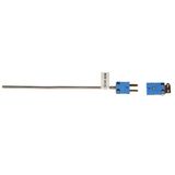Digi-Sense Type T Thermocouple Probe Quick Dis-connector, with Mini-Connector, 12 in. L, .062 Dia, Ungrounded Junction - 18524-18