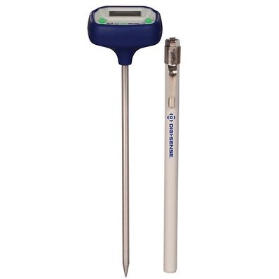Digi-Sense Precalibrated Large Head Digital Pocket Thermometer - WD-20250-32 Digi-Sense Precalibrated Large Head Digital Pocket Thermometer - WD-20250-32