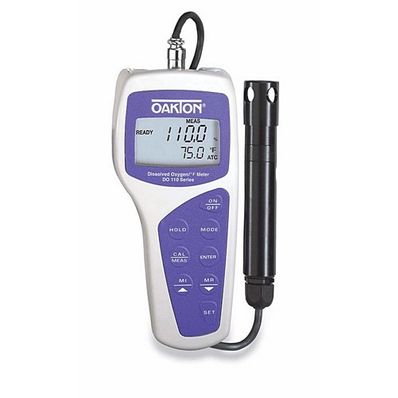 Oakton DO 110 Portable Dissolved Oxygen Meter with Probe, with NIST Traceable Certificate of Calibration - WD-35640-21 Oakton DO 110 Portable Dissolved Oxygen Meter with Probe, with NIST Traceable Certificate of Calibration - WD-35640-21