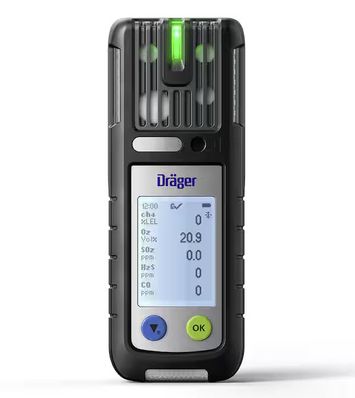 Draeger X-am 5800 Multi-Gas Detector with CATEX,O2/H2S-LC,CL2,CO,NIMH - DR-VN01706