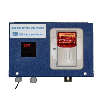GfG Dynagard 25 for CO2 Stand-Alone System with IR 24 Transmitter for Detecting Carbon Dioxide (CO2) from 0-25% vol. and GMA 41B Single Channel Controller - 2492-025