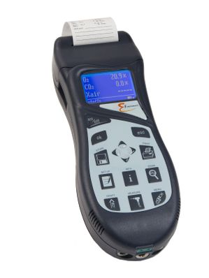E Instruments E4400-C Industrial Combustion Gas & Emissions Analyzer with O2, CO, NO/NOx, CxHy Gas Sensors and CO Dilution Auto-Range to 50,000 ppm