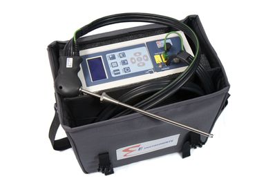 E Instruments E8500-OCN-0-12 Portable Industrial Flue Gas & Emissions Analyzer with O2 (0-25%), CO (0-8000ppm), & NO/NOx (0-4000ppm) Gas Sensors