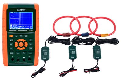 Extech 3000A 3-Phase Graphical Power Analyzer/Datalogger Kit - PQ3470-30
