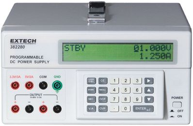 Extech 382280 Precision with Programmable 200 Watt Output DC Power Supply
