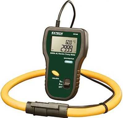 Extech 382400 Flexible True RMS 3000A AC Current Clamp