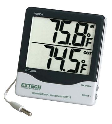 Extech 401014 Big Digit Indoor/Outdoor Thermometer