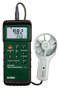 Extech 407113 Heavy Duty CFM Metal Vane Anemometer