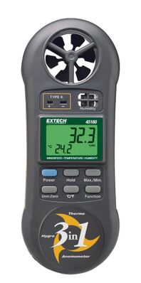 Extech 45160 3-in-1 Humidity, Temperature and Airflow Meter