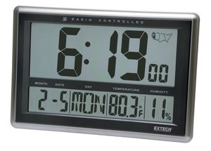 Extech CTH10 Radio-Controlled Wall Clock Hygro-Thermometer