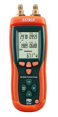 Extech Digital Manifold/Pressure Gauge - HD780