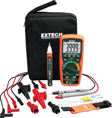 Extech EX505-K Heavy Duty Industrial MultiMeter Kit