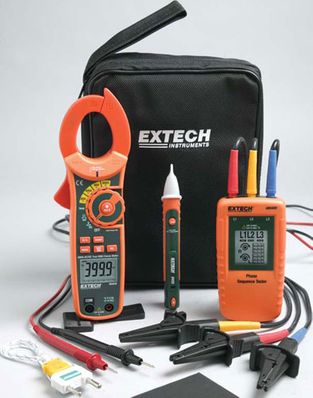 Extech MA640-K Phase Rotation/Clamp Meter Test Kit