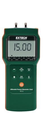 Extech PS115 Differential Pressure Manometer (15psi) with NIST