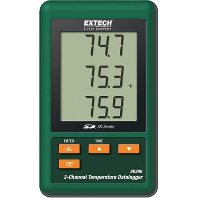 Extech SD200 3-Channel Temperature Datalogger
