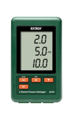 Extech SD750 3-Channel Pressure Datalogger with Limited NIST