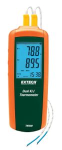 Extech TM300 Type K/J Dual Input Thermometer