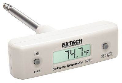 Extech TM40 Corkscrew Stem Thermometer