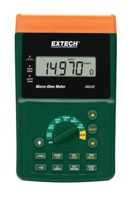Extech UM200 High Resolution Micro-Ohm Meter Extech UM200 High Resolution Micro-Ohm Meter