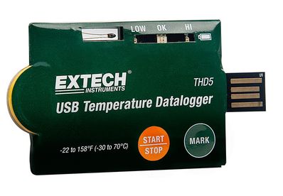 Extech USB Temperature Datalogger (Pack of 10) - THD5